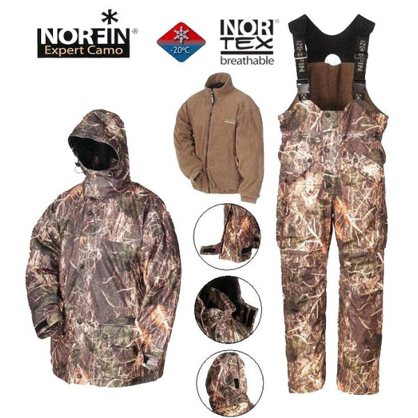 Костюм зимний NORFIN EXPERT CAMO в Чите