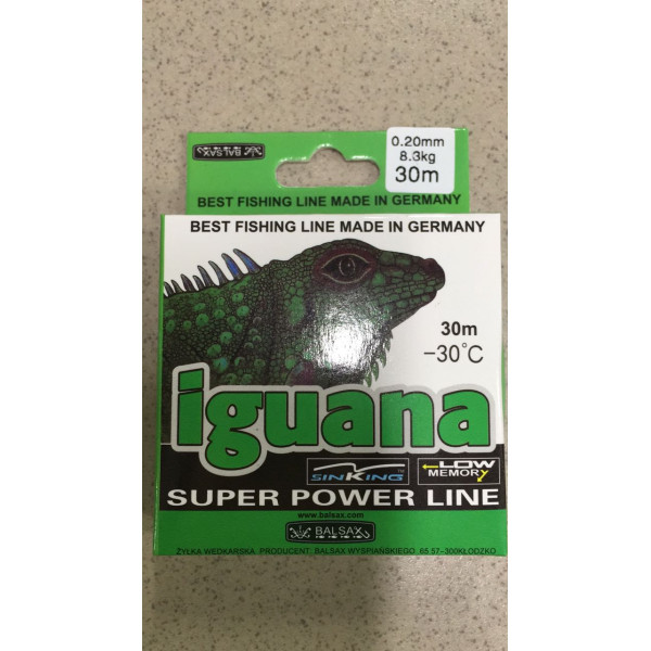 Леска зимняя Iguana -30C 30 м. 0,12 мм в Чите