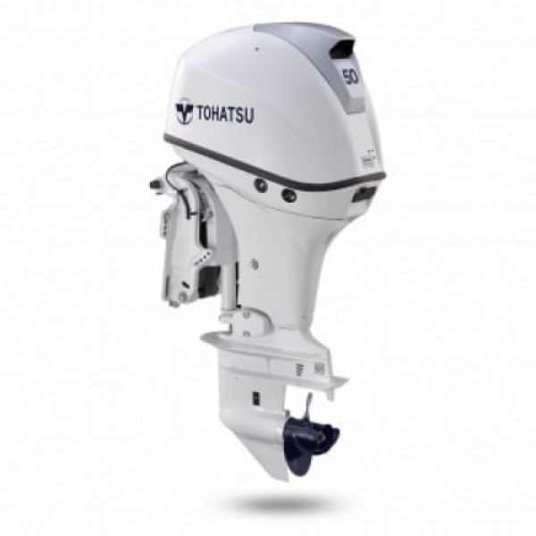 Лодочный мотор Tohatsu MFS 50W ЕТL 4 тактный белый в Чите